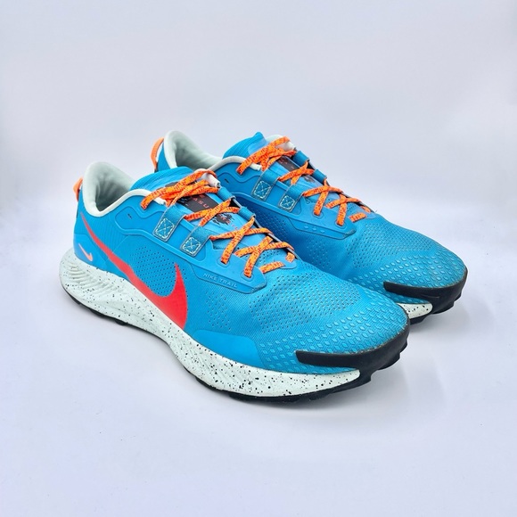 Nike Other - Nike Pegasus Trail 3 Laser Blue Habanero Red DA8697-400 Running Shoe Men’s Sz 15